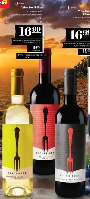 Polomarket Wino Foodkiller 0,75 l oferta