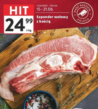 Intermarche Szponder wołowy z kością 1 kg oferta