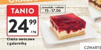 Intermarche Ciasto owocowe z galaretką 1 kg oferta