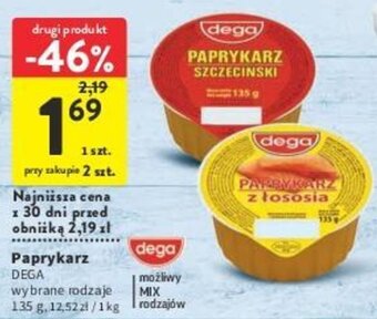 Intermarche Paprykarz DEGA 135 g oferta