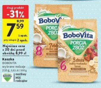 Intermarche Kaszka BOBOVITA 210g oferta