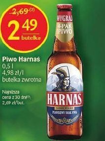 Delikatesy Centrum Piwo harnaś jasne pełne 0,5l oferta