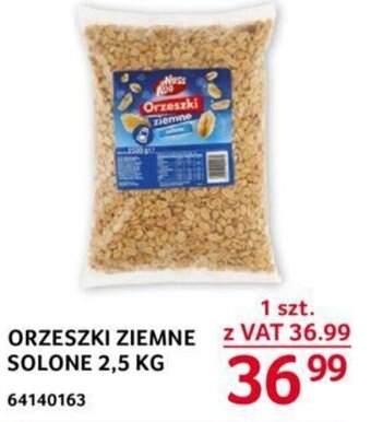 Selgros ORZESZKI ZIEMNE SOLONE 2,5 KG oferta
