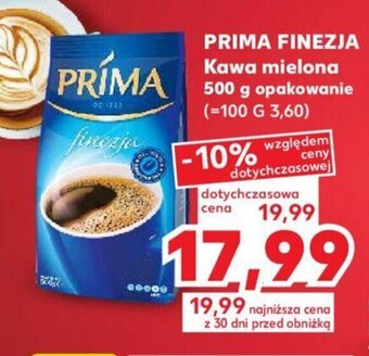 Kaufland Prima Finezja Kawa mielona 500g oferta
