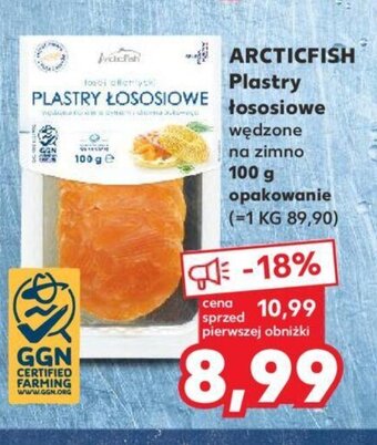 Kaufland ARCTICFISH Plastry łososiowe 100g oferta