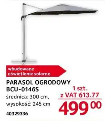 Selgros PARASOL OGRODOWY BCU-0146S oferta