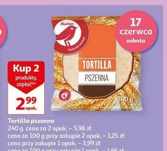 Auchan Tortilla pszenna auchan oferta