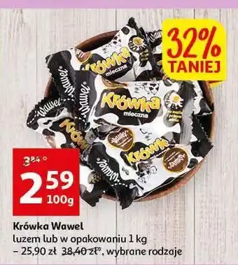 Auchan Cukierki krówki wawel oferta