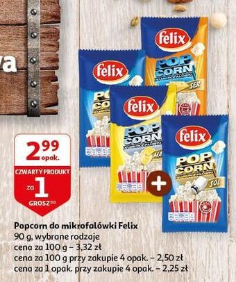 Auchan Popcorn serowy felix pop corn oferta