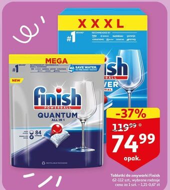 Auchan Tabletki do zmywarek finish quantum oferta
