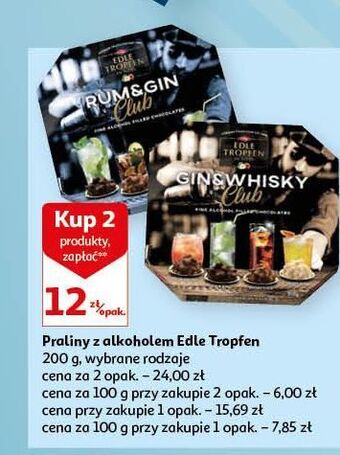 Auchan Praliny rum & gin edle tropfen oferta