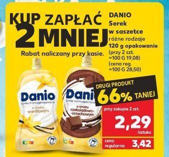 Kaufland Serek wanilia saszetka danone danio oferta