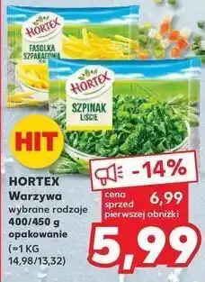 Kaufland Szpinak liście hortex oferta