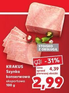 Kaufland Szynka konserwowa eksportowa krakus animex oferta