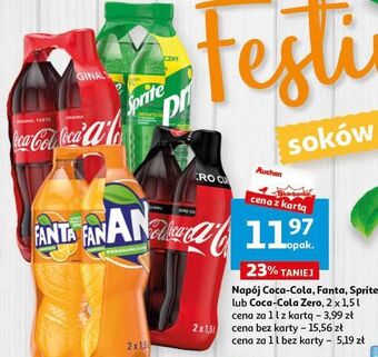 Auchan Napój coca-cola oferta