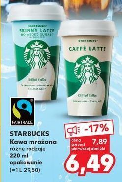 Kaufland Kawa starbucks caffe latte oferta