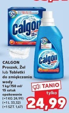 Kaufland Żel zmiękczający wodę przeciw kamieniowi calgon oferta