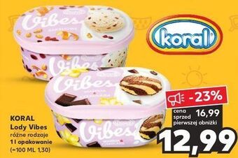 Kaufland Lody bakaliowe koral vibes oferta