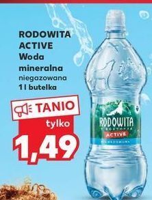 Kaufland Woda niegazowana rodowita z roztocza oferta