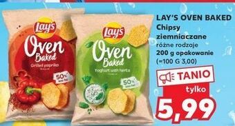 Kaufland Chipsy grillowana papryka lay's oven baked (prosto z pieca) oferta