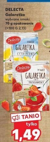 Kaufland Galaretka cytrynowa delecta oferta