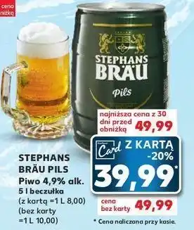 Kaufland Piwo stephans brau pils oferta