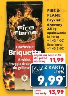 Kaufland Brykiet grillowy fire & flame oferta