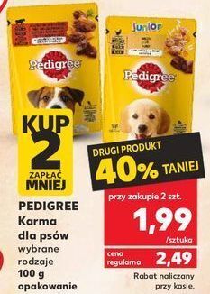 Kaufland Karma dla psa wołowina pedigree oferta