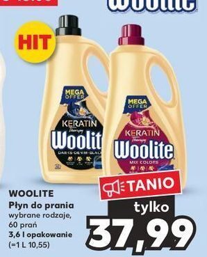 Kaufland Płyn do prania dark woolite keratin oferta