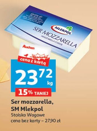 Auchan Ser mozzarella mlekpol oferta