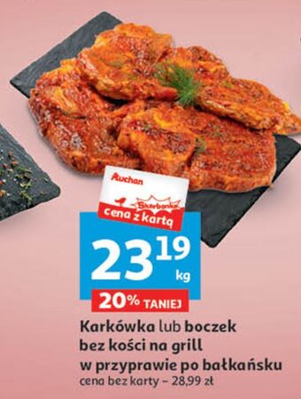 Auchan Boczek bałkański na grill oferta
