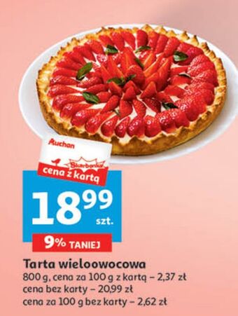 Auchan Tarta wieloowocowa oferta