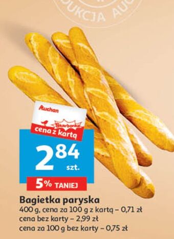 Auchan Bagietka paryska oferta