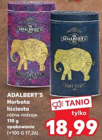 Kaufland ADALBERT'S Herbata liściasta 110 g oferta
