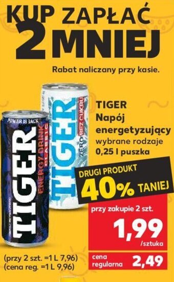 Kaufland TIGER Napój energetyzujący 0,25 l oferta