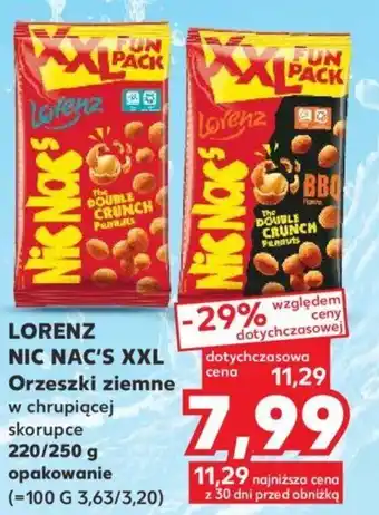 Kaufland LORENZ NAC'S XXL Orzeszki ziemne 220/250 g oferta