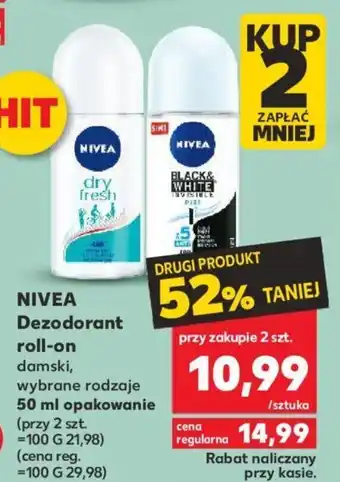 Kaufland NIVEA Dezodorant roll-on 50 ml oferta