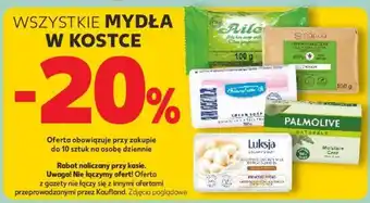 Kaufland WSZYSTKIE MYDŁA W KOSTCE -20% oferta