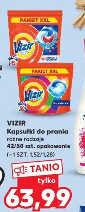 Kaufland VIZIR Kapsułki do prania 42/50 szt. oferta