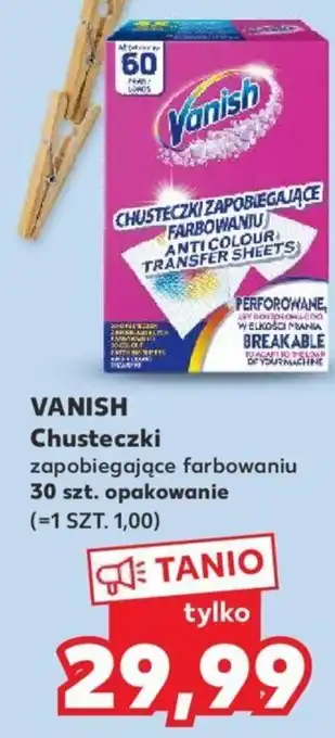 Kaufland VANISH Chusteczki 30 szt. oferta