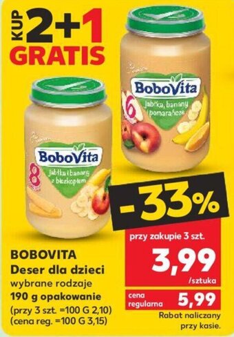 Kaufland BOBOVITA Deser dla dzieci 190 g oferta