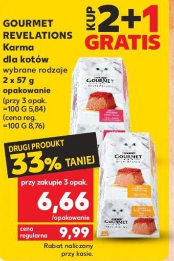 Kaufland GOURMET REVELATIONS Karma dla kotów 2 x 57 g oferta
