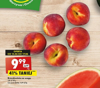 Biedronka Brzoskwinia na wagę 1kg oferta