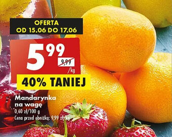 Biedronka Mandarynka 1kg oferta