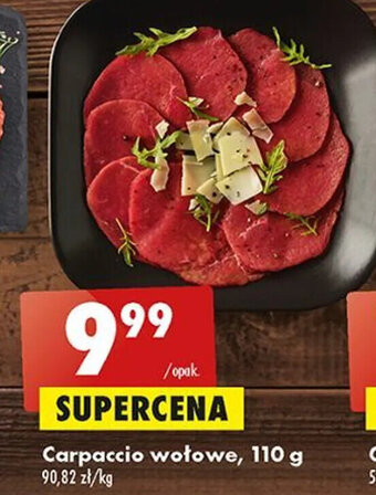 Biedronka Carpaccio wołowe, 110 g oferta