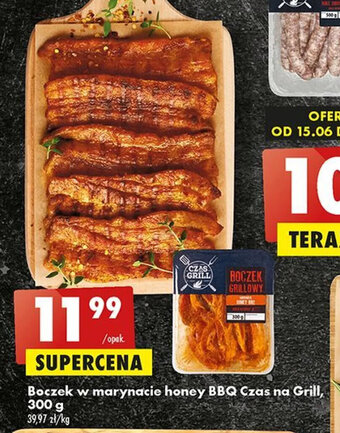 Biedronka Boczek w marynacie honey BBQ Czas na Grill, 300 g oferta