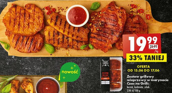 Biedronka Zestaw grillowy wieprzowy w marynacie Czas na Grill 1kg oferta