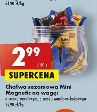 Biedronka Chałwa sezamowa Mini Magnetic 100g oferta