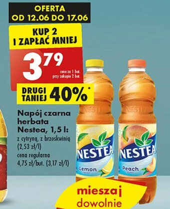 Biedronka Napój czarna herbata Nestea, 1,5 l oferta