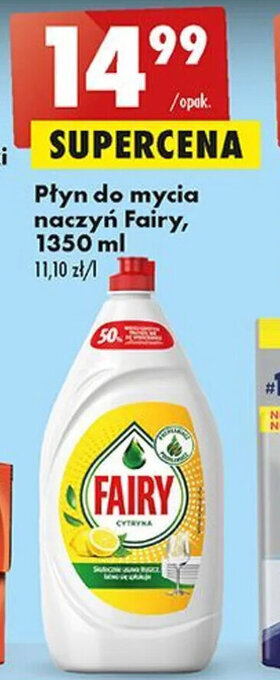 Biedronka Płyn do mycia naczyń Fairy, 1350 ml oferta